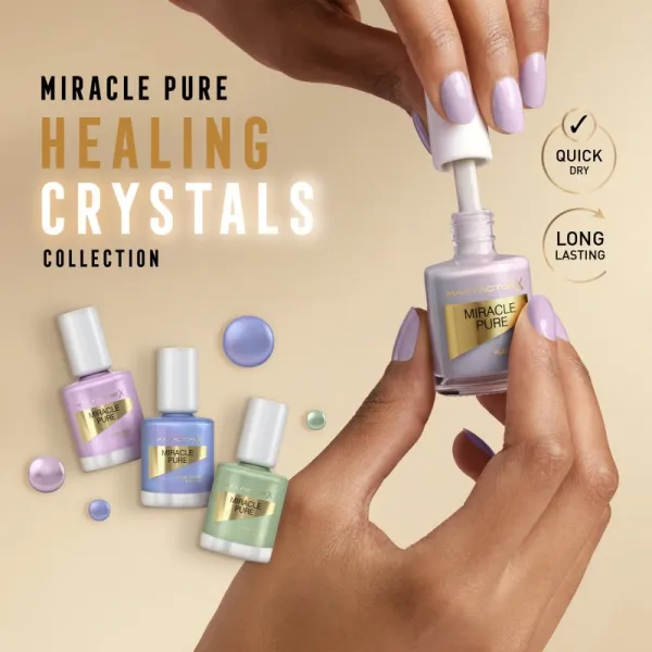 Max Factor Miracle Pure dlhotrvajúci lak na nechty odtieň 395 Magic Sunstone 12 ml