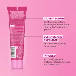 Lee Stafford Grow Strong & Long Stimulating Scapl Scrub peeling na vlasovú pokožku vegan 100 ml
