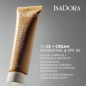 IsaDora CC + Cream hydratačný CC krém SPF 30 odtieň 5N Medium 30 ml