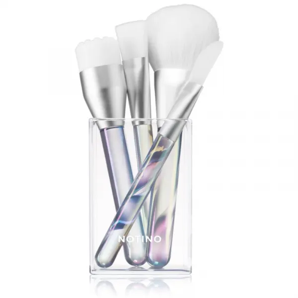 Notino Spa Collection Skincare brush set with stand sada štetcov pre starostlivosť o pleť