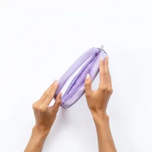 Notino Travel Collection Small Clear Organizer transparentná kozmetická taštička transparentný S Purple 20x10x5 cm 1 ks