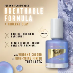 Max Factor Miracle Pure dlhotrvajúci lak na nechty odtieň 850 Bright Angelite 12 ml