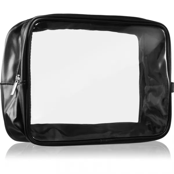 Notino Travel Collection Extra Large Clear Organizer transparentná kozmetická taštička XL Black 27,5x20x12,5 cm 1 ks