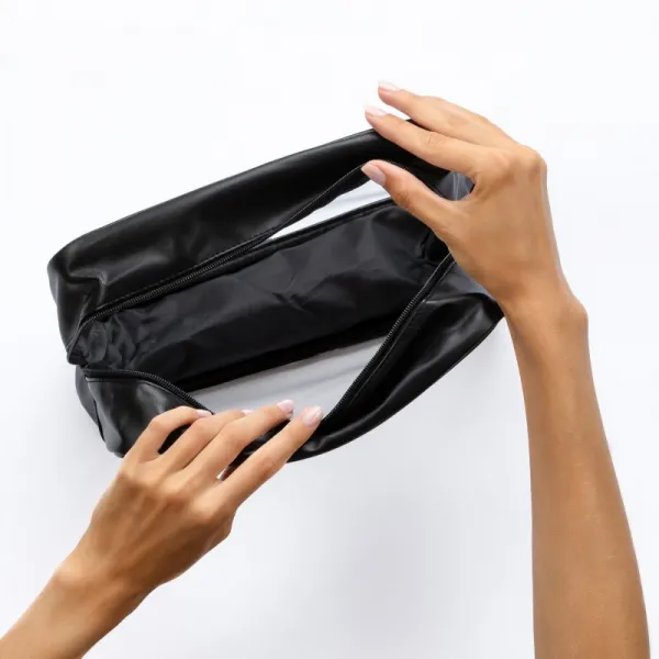 Notino Travel Collection Extra Large Clear Organizer transparentná kozmetická taštička XL Black 27,5x20x12,5 cm 1 ks