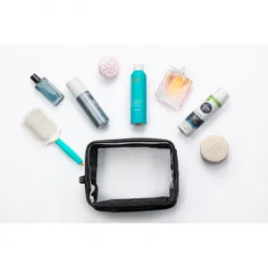 Notino Travel Collection Extra Large Clear Organizer transparentná kozmetická taštička XL Black 27,5x20x12,5 cm 1 ks