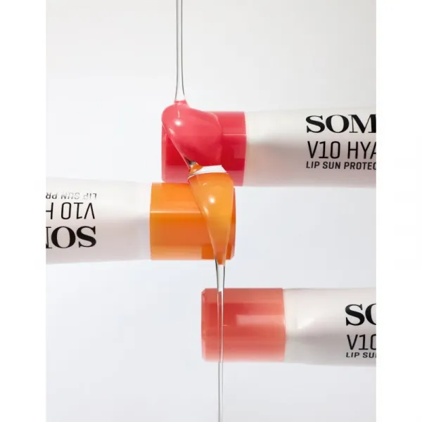 Some By Mi V10 Hyal Lip Protector ochranný balzam na pery SPF 15 odtieň Rosy 7 ml