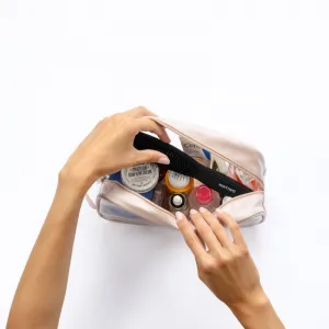Notino Travel Collection Large Clear Organizer transparentná kozmetická taštička L Beige 1 ks