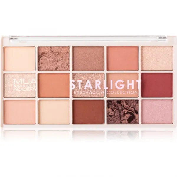 MUA Makeup Academy Eyeshadow Collection 15 Shade Palette paletka očných tieňov odtieň Starlight 12 g