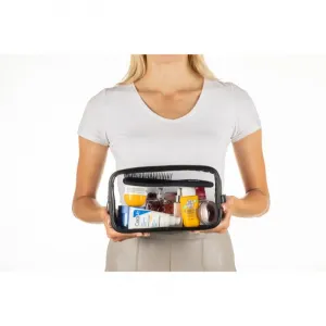 Notino Travel Collection Clear Organizer Set cestovná sada Black
