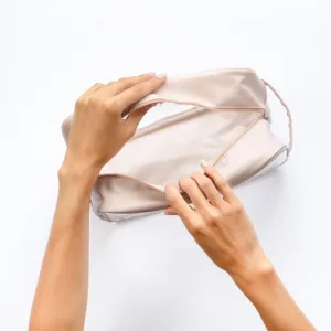 Notino Travel Collection Extra Large Clear Organizer transparentná kozmetická taštička XL Beige 27,5x20x12,5 cm 1 ks