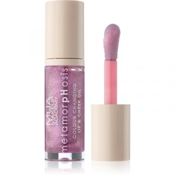 MUA Makeup Academy Metamorphosis olej na pery na pery a líca vône Grapevine 7 ml