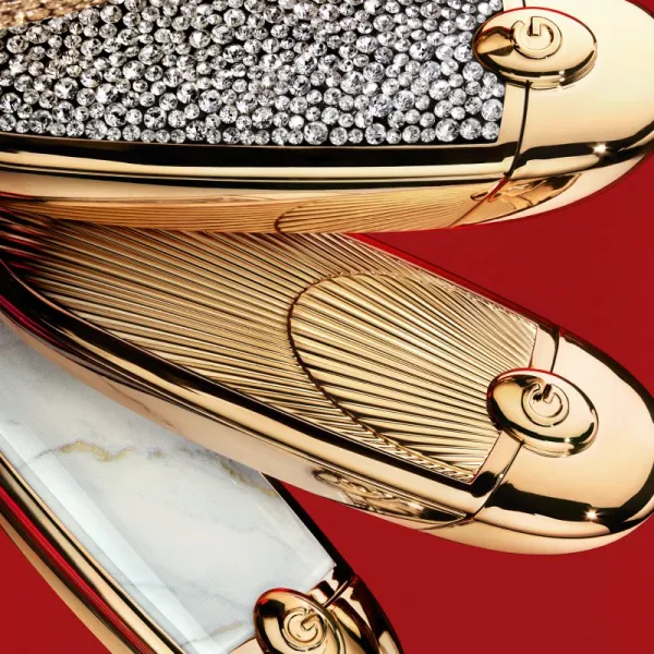 GUERLAIN Rouge G Double Mirror Jewel Case puzdro na rúž so zrkadielkom Le Marbre 1 ks