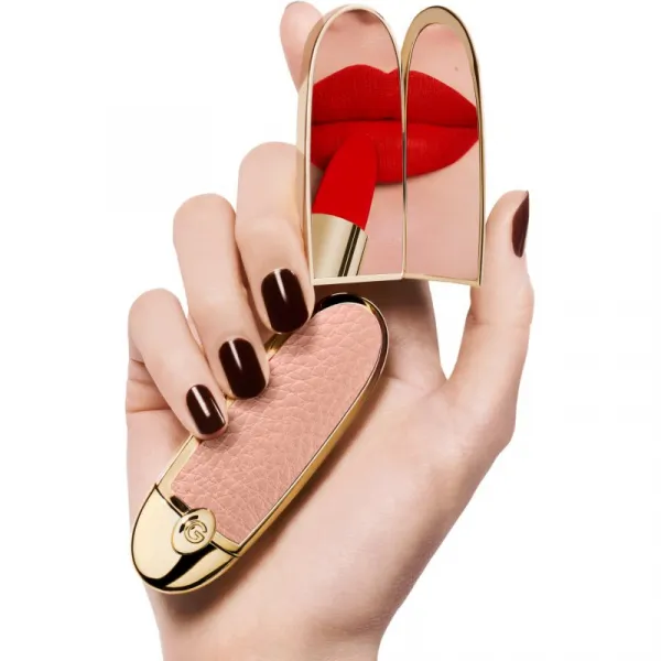 GUERLAIN Rouge G Double Mirror Jewel Case puzdro na rúž so zrkadielkom Le Nude 1 ks