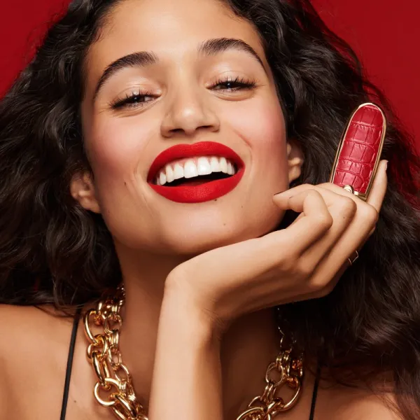 GUERLAIN Rouge G Double Mirror Jewel Case puzdro na rúž so zrkadielkom Le Camel 1 ks