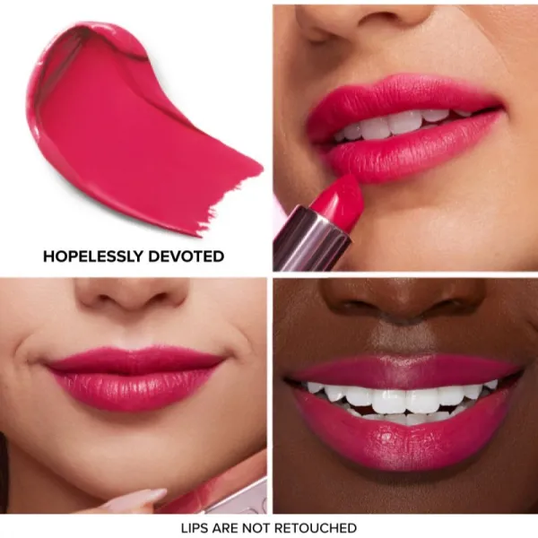 Too Faced Lady Bold Cream Lipstick krémový rúž pre dlhotrvajúci efekt odtieň Hopelessly Devoted 3,3 g