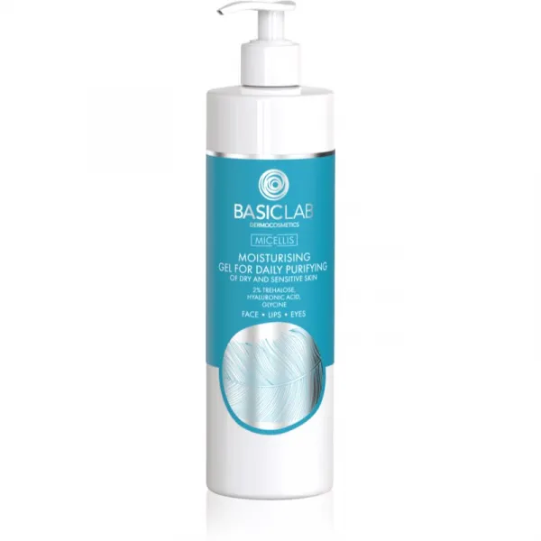 BasicLab Dermocosmetics Micellis hydratačný čistiaci gél pre suchú až citlivú pleť 300 ml