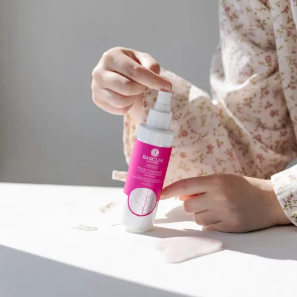 BasicLab Dermocosmetics Micellis pleťové tonikum v spreji pre citlivú pleť so začervenaním 150 ml