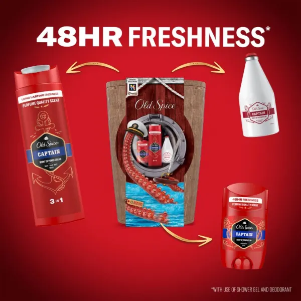 Old Spice Captain Barel darčeková sada pre mužov
