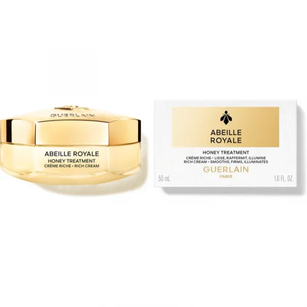 GUERLAIN Abeille Royale Honey Treatment Rich Cream výživný protivráskový krém plniteľný 50 ml