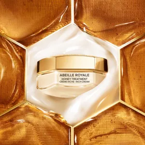GUERLAIN Abeille Royale Honey Treatment Rich Cream výživný protivráskový krém plniteľný 50 ml