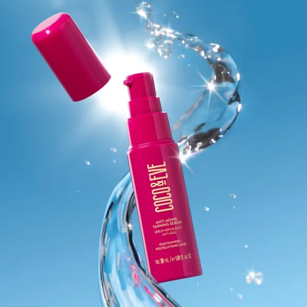 Coco & Eve Sunny Honey Anti-Aging Tanning Serum samoopaľovacie sérum na tvár 30 ml
