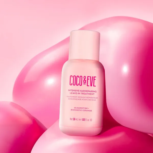 Coco & Eve Sweet Repair Intensive Hair Repairing Leave-in Treatment regeneračný bezoplachový kondicionér pre poškodené a farbené vlasy 50 ml
