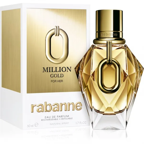 Rabanne Million Gold For Her parfumovaná voda plniteľná pre ženy 50 ml