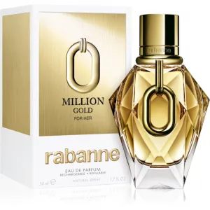 Rabanne Million Gold For Her parfumovaná voda plniteľná pre ženy 50 ml