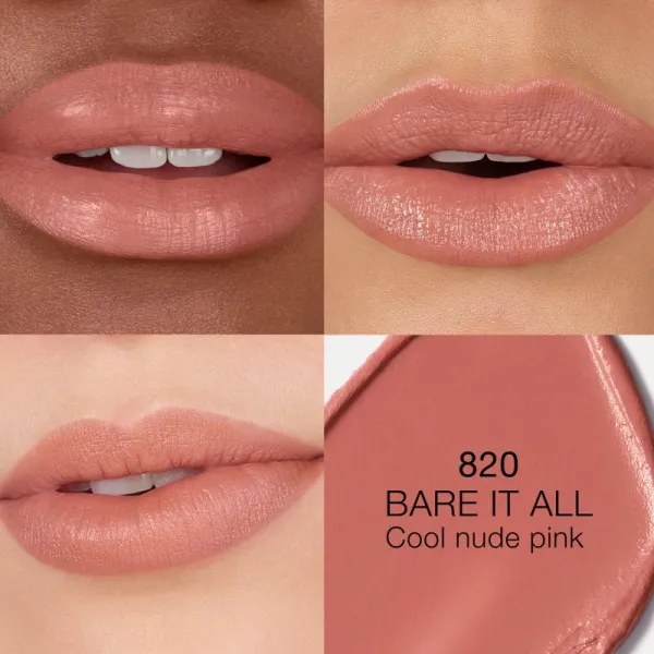 NARS Explicit Lipstick saténový rúž odtieň BARE IT ALL 3.8 g