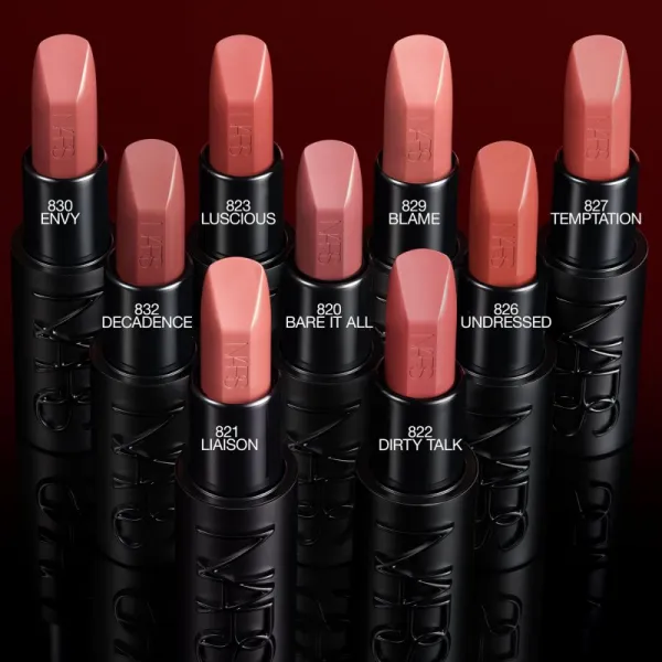 NARS Explicit Lipstick saténový rúž odtieň UNRESTRAINED 3.8 g