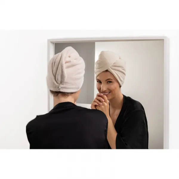 Notino Spa Collection Hair Towel uterák na vlasy Beige 1 ks