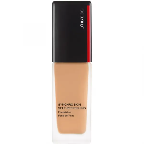 Shiseido Synchro Skin Self-Refreshing Foundation Advanced dlhotrvajúci make-up SPF 30 odtieň 350 Maple 30 ml
