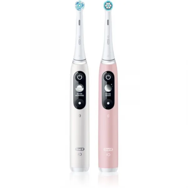 Oral-B iO Series 6 DUO White/Pink elektrický zubní kartáček 2ks