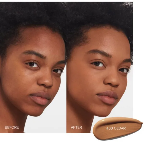 Shiseido Synchro Skin Self-Refreshing Foundation Advanced dlhotrvajúci make-up SPF 30 odtieň 430 Cedar 30 ml