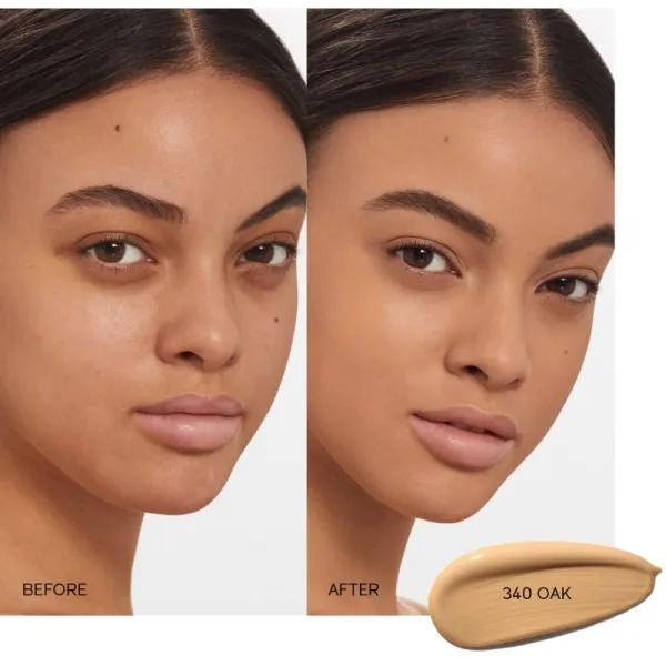 Shiseido Synchro Skin Self-Refreshing Foundation Advanced dlhotrvajúci make-up SPF 30 odtieň 340 Oak 30 ml
