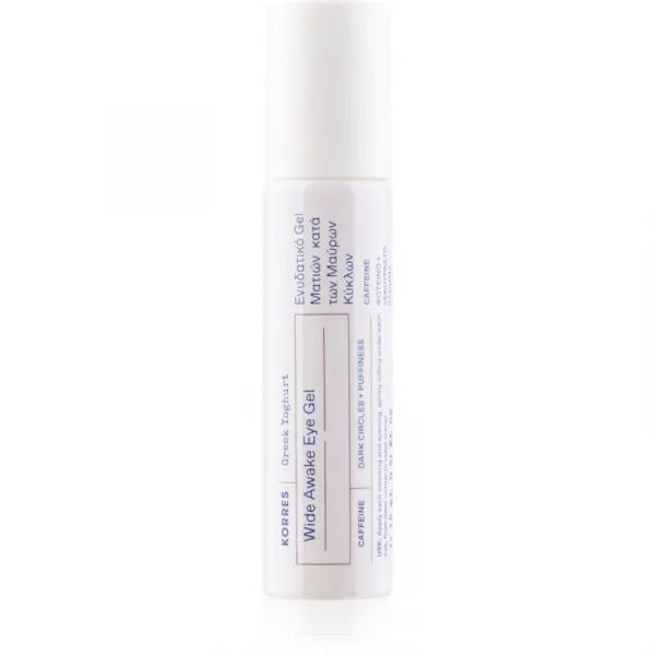 Korres Greek Yoghurt Wide Awake Eye Gel Roller rozjasňujúce očné sérum roll-on 15 ml