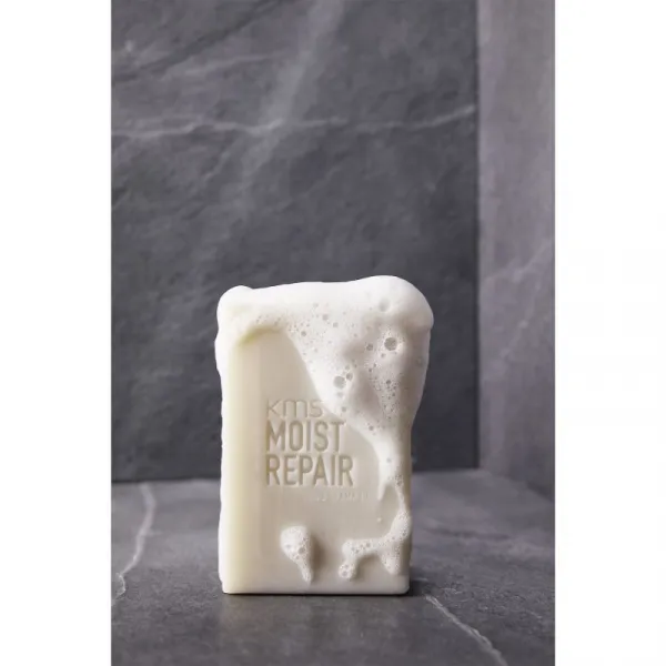 KMS Moist Repair Solid Shampoo tuhý šampón pre poškodené vlasy 75 g