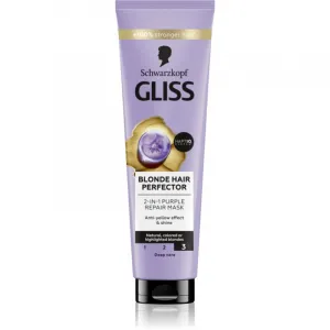 Schwarzkopf Gliss kondicionér - Blonde Hair Perfector Express Purple Conditioner (150ml)