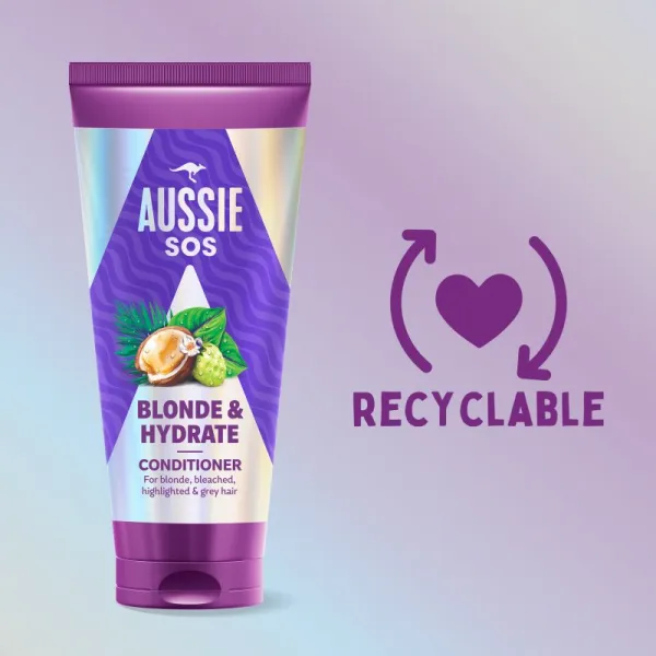 Aussie SOS Blonde Hydrate hydratačný kondicionér pre blond vlasy 200 ml