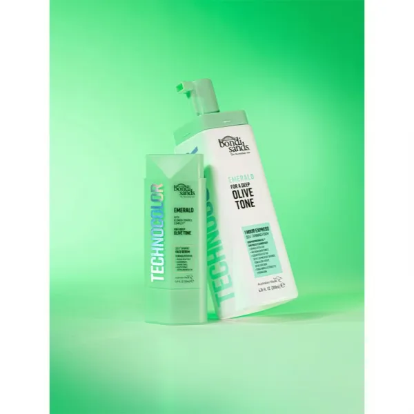 Bondi Sands Technocolor Emerald samoopaľovacie sérum na tvár 50 ml