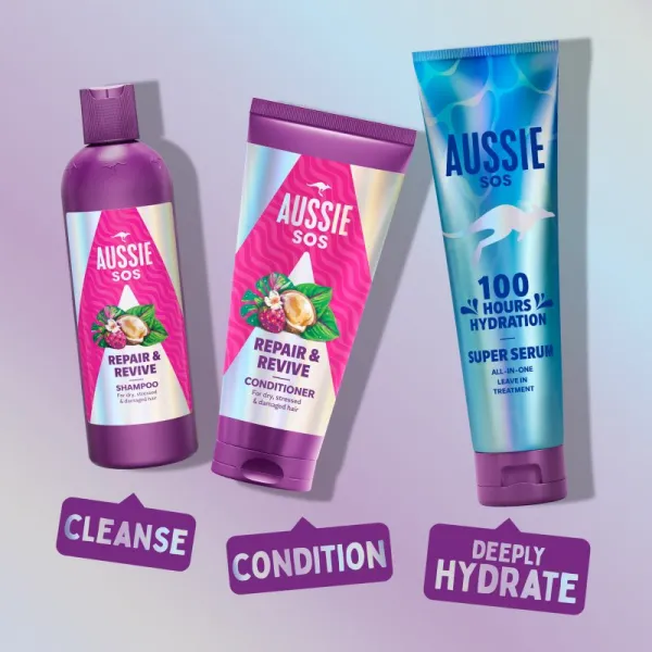 Aussie SOS Super Serum bezoplachové sérum na vlasy 160 ml