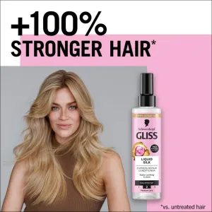Schwarzkopf Gliss Liquid Silk bezoplachový kondicionér pre posilnenie a lesk vlasov 200 ml