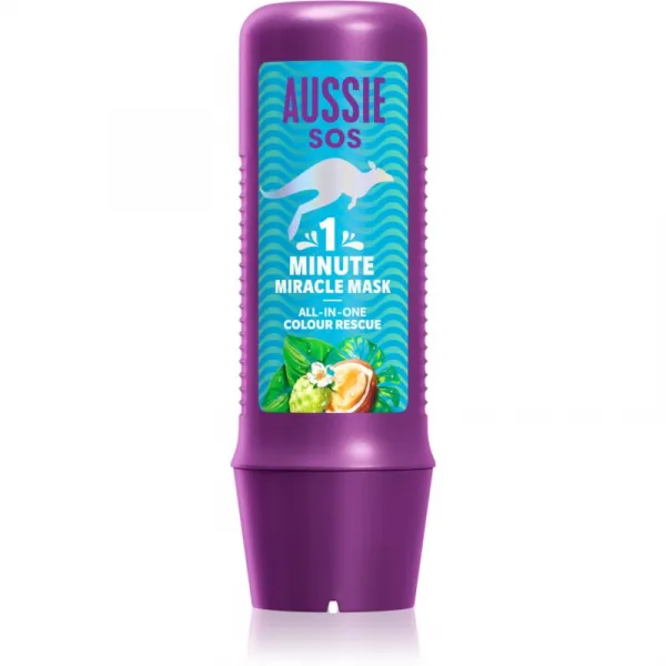 Aussie 1 Minute Miracle Color Rescue ošetrujúca maska pre farebné vlasy 250 ml