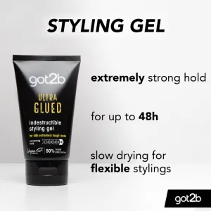 got2b Ultra Glued stylingový gél na vlasy s ultra silnou fixáciou 150 ml