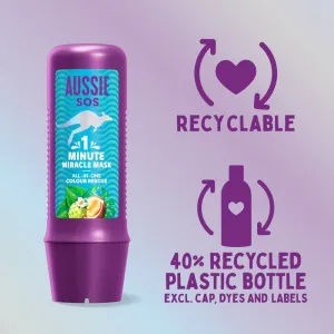 Aussie 1 Minute Miracle Color Rescue ošetrujúca maska pre farebné vlasy 250 ml