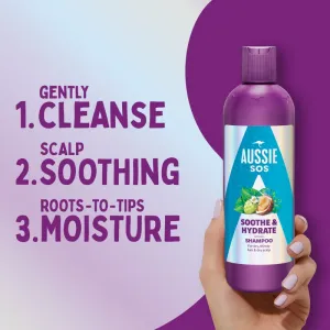 Aussie SOS Sooth Hydrate hydratačný šampón na vlasy 300 ml