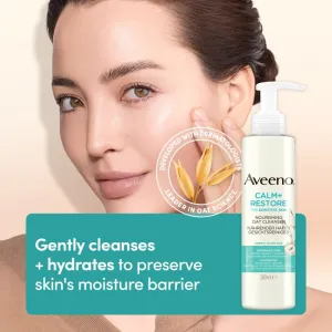Aveeno Calm + Restore čistiaci pleťový gél pre citlivú pleť 200 ml