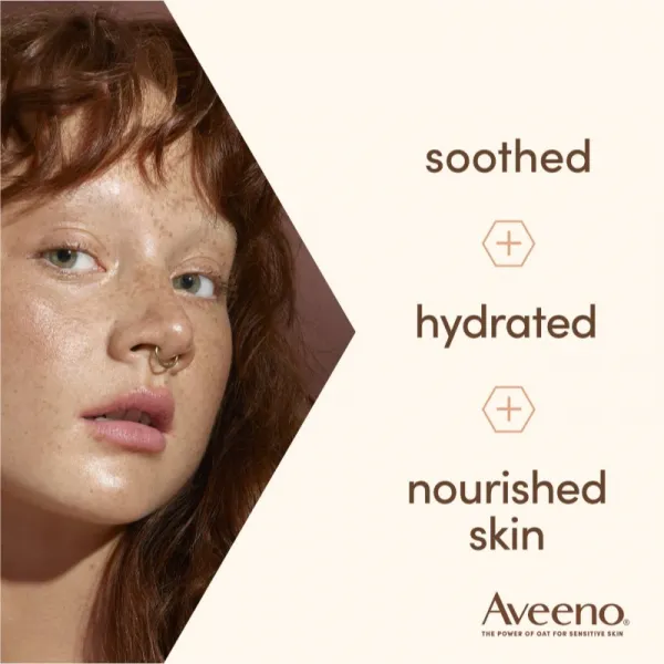 Aveeno Calm + Restore čistiaci pleťový gél pre citlivú pleť 200 ml