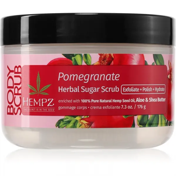 HEMPZ Pomegranate telový peeling 176 g