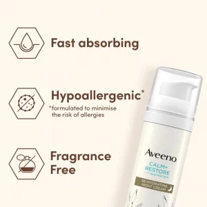 Aveeno Calm + Restore hydratačný nočný krém 50 ml